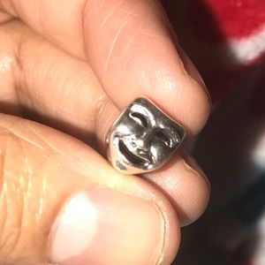 Discontinued Pandora charm Drama Mask Happy Sad